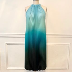 MaxMara Pleated Ombre Dress